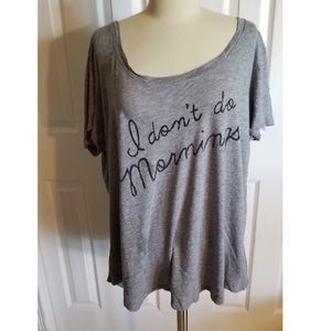 Grey Torrid sleep shirt